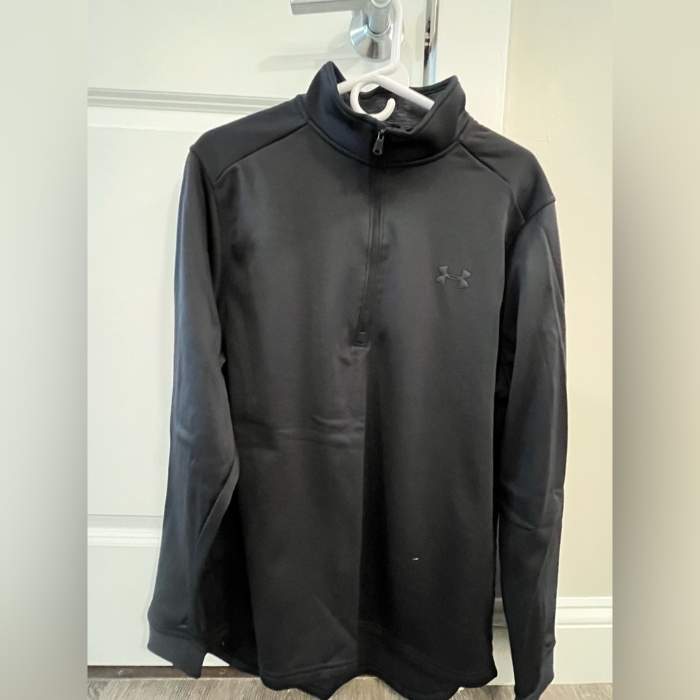 Under Armour Men's Black 1/4 Zip Sweater